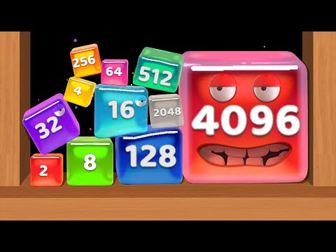 2048 JELLY CUBES - ASMR Gameplay (Reach 4096, Part 01) - YouTube