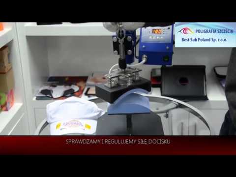 Wykonywanie nadruku w technologii sublimacji na czapce