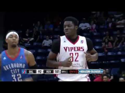 Rockets rookie Clint Capela slams it home in RGV!