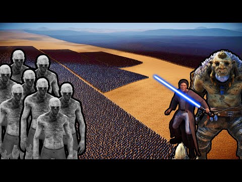 22 MILLION ZOMBIES vs 150,000 JEDI KNIGHTS + 10,000 TROLLS | UEBS 2
