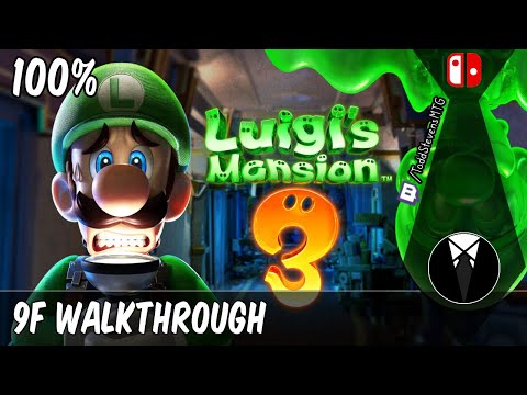 Luigi's Mansion 3 100% Walkthrough Part 9 - Unnatural History Museum (9F)