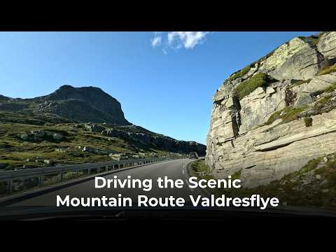 Driving the Scenic Mountain Route Valdresflye | Driving Norway in Real Time 4K 50FPS