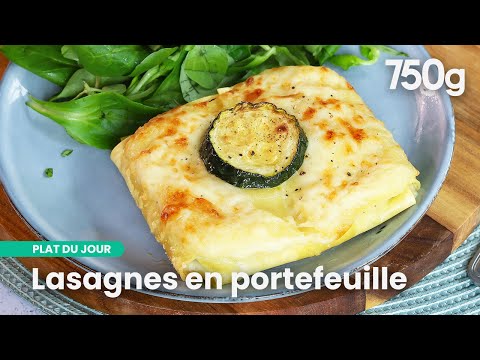 Individual zucchini and cheese lasagnas