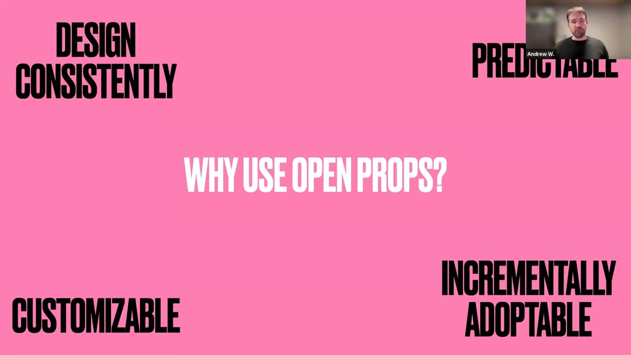 Tech Talk Sponsored by Scismic - Open Props