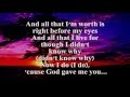 God Gave Me You (Lyrics) - Bryan White 