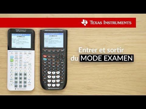 Entrée et sortie du mode examen sur TI-83 Premium CE Edition Python et TI-82 Advanced Edition Python