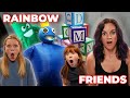 Rainbow Friends In Real Life - Night 1 & 2 with Blue & Green