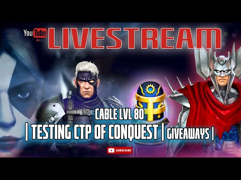 CABLE Finally 80  | CTP of Conquest Wolverine Review | Dailies and Giveaways ! | Marvel Future Fight