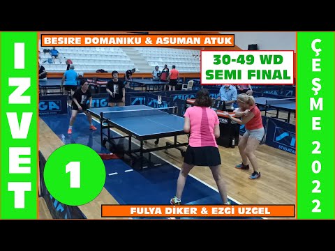CEŞME 2022 | FULYA DİKER & EZGİ UZGEL - BESIRE DOMANIKU & ASUMAN ATUK | 30-49 WD | SEMI FINAL