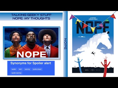 Talking Geeky Stuff: NOPE Film Review & My Thoughts.