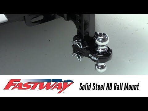 In the Garage with Total Truck Centers™: Fastway FLASH™ Solid Steel HD Ball Mount