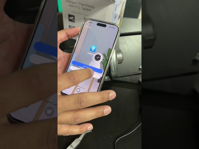 كاميرا مراقبة ذكية تعمل بالطاقة الشمسية من نوع PTZ...