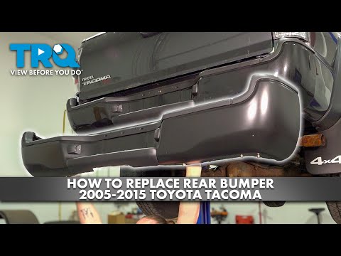 How to Replace Rear Bumper 2005-2015 Toyota Tacoma