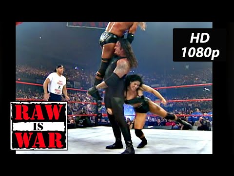 Triple H vs Chyna vs Undertaker (Shawn Michaels as a Special Guest Referee) WWE Raw Aug. 9, 1999 HD