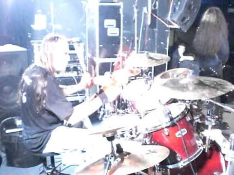 Icanraz (Abused Majesty)  - 'Serpenthrone' - live drum cam