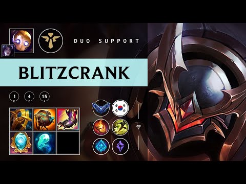 Blitzcrank Support vs Tahm Kench - KR Diamond Patch 25.24