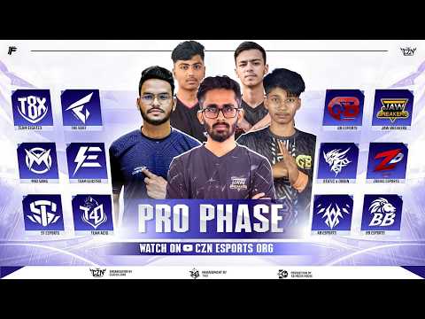 [🔴LIVE]W.V SEASON-1II PRO PHASE II CZN ESPORTS II EO MEDIA HOUSE@JB.FREAK22 @thejawbreakers730