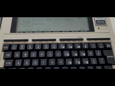 tandy trs-100, packet radio and kenwood thd-7