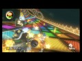 Mario Kart 8 Rainbow Road 64 Retro Lightning Cup Direct Feed Wii U