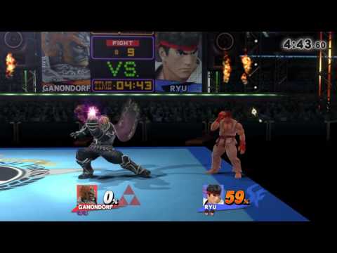 SSB4 For Glory - Ganondorf vs Ryu. Ganoncide disrespect. Zero to death.