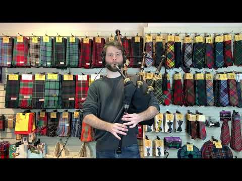 Alastair Lee playing Celtic Heritage Bagpipes and Infinity B Flat Pipe Chanter