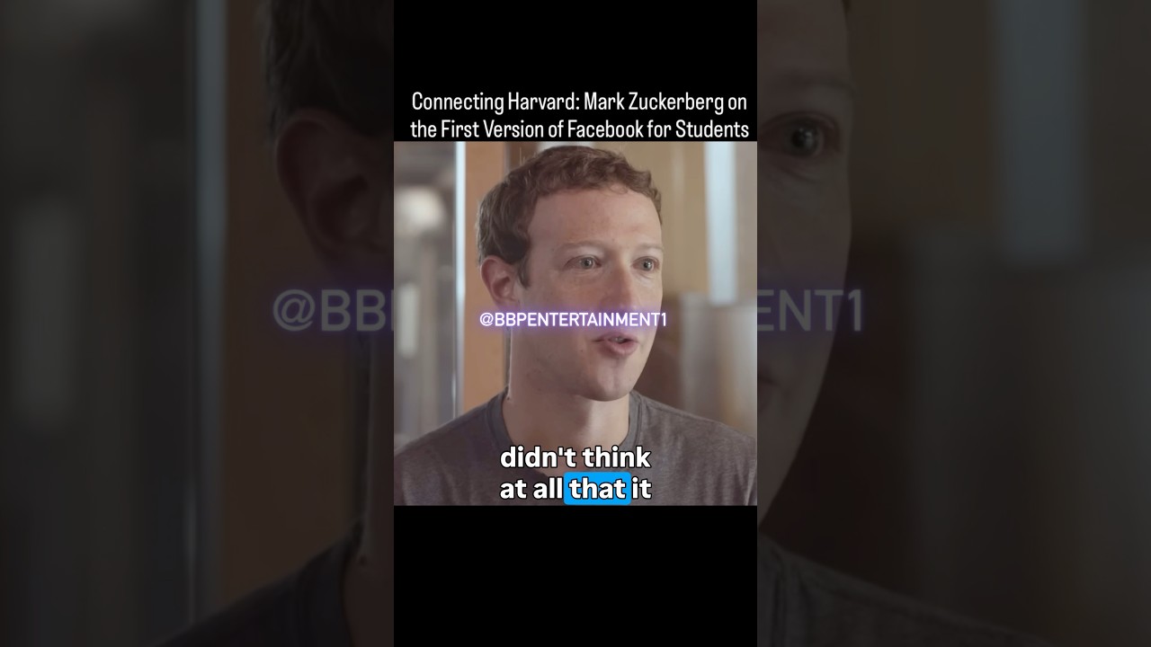 Harvard’s Social Hub: Mark Zuckerberg on the Original Facebook for Student Connections #Facebook