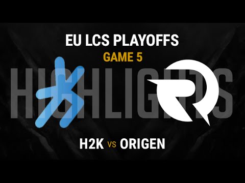 Origen vs H2K Highlights Game 5 - Semi-final EU LCS Playoffs 2016 - OG vs H2K G5