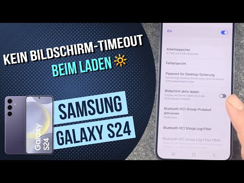 Samsung Galaxy S24: Change screen timeout to NEVER