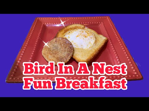 Bird In The Nest, A Fun Easy To Make Breakfast, Lunch, Brunch #cooking #easyrecipe #eggs #funfood