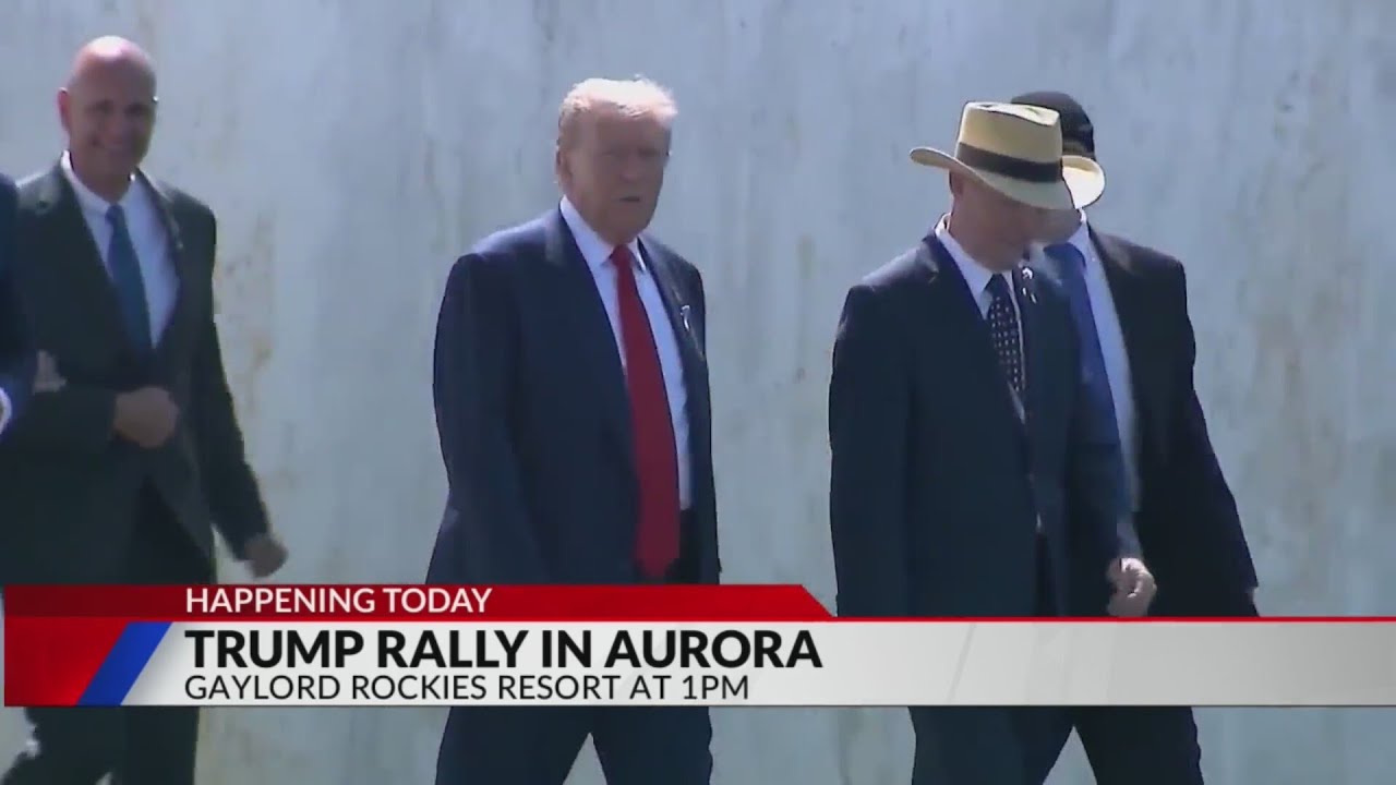 Donald Trump to speak at a rally in Aurora on Friday