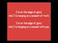 Lady Gaga - Edge of Glory Lyrics 
