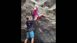 Video thumbnail of Bierstadt, V10. Mt Evans