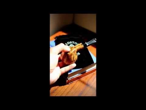 Gladstone Straigt Grain Pocket Rhodesian Pipe