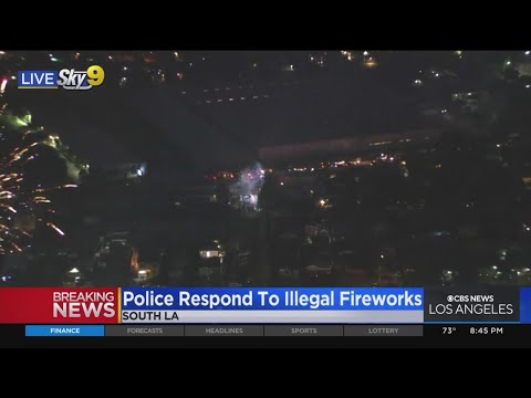 Illegal fireworks light up LA as many celebrate July 4th