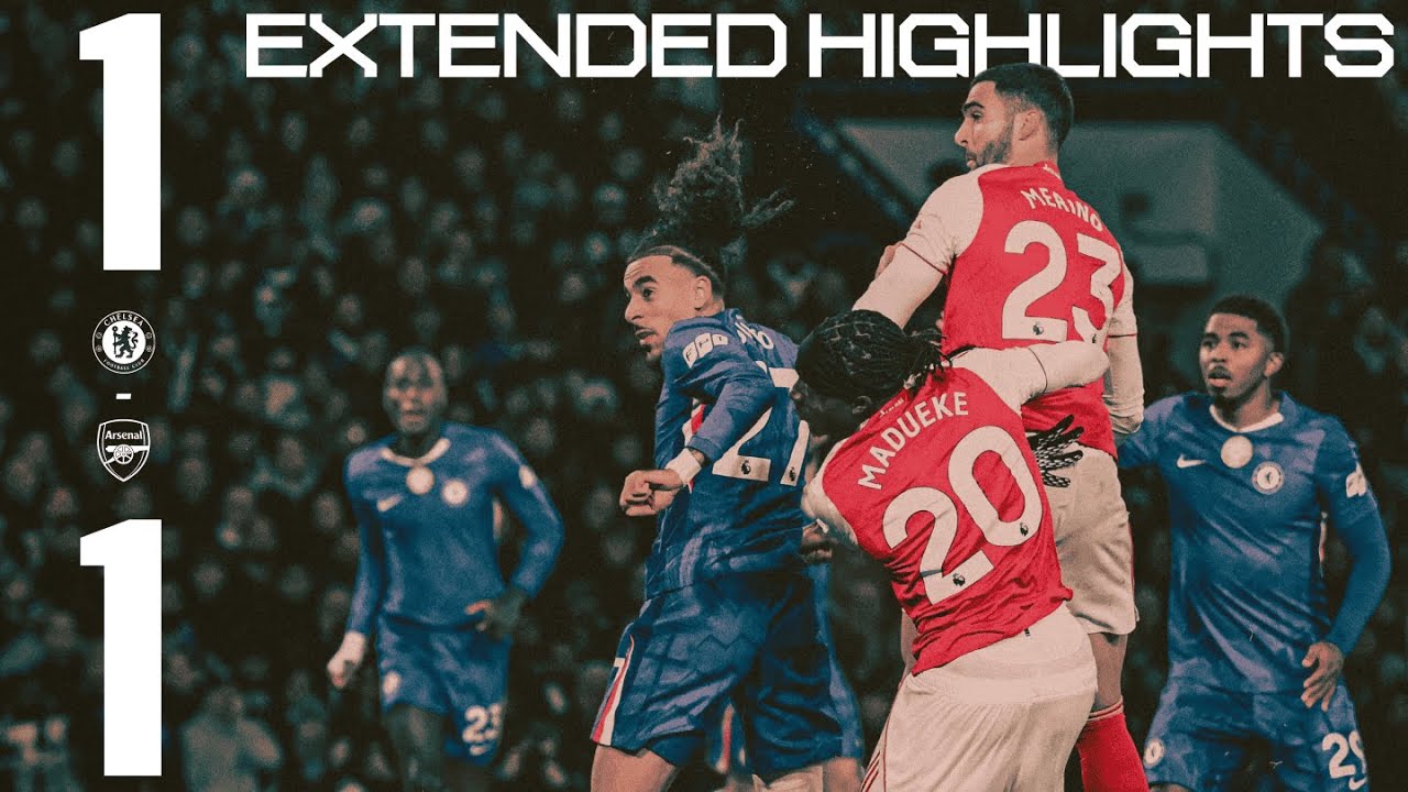 MERINO GRABS HIS 20TH GOAL OF 2025 ???? | EXTENDED HIGHLIGHTS | Chelsea v Arsenal (0-1) | EPL