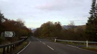 preview picture of video 'Autumn Morning Drive To Dalmally Argyll Scotland'