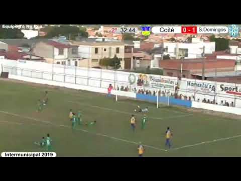 Gol Alvinho Seleção Coité Intermunicipal diante de São Domingos.