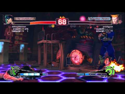 JohnryHenson (M.Bison) Vs prodigyuk (Guile) SSF4 AE Ranked Matches - PSN