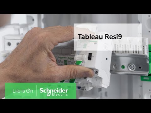 Schneider - Tableau électrique pré-équipé et pré-câblé pour T4 - Rési9 - 13  modules - 4 Rangées - XE - Réf: SCHTABLEAUT4 - ELECdirect Vente Matériel  Électrique