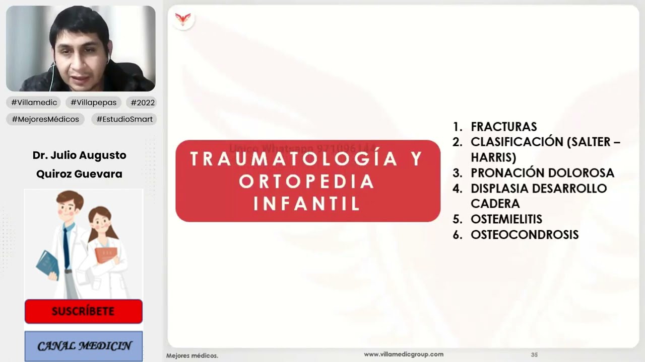 TRAUMATOLOGÍA Y ORTOPEDIA INFANTIL - VILLAMEDIC