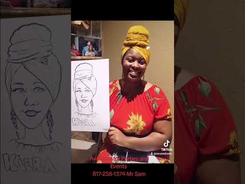 Promotional video thumbnail 3 for Caricatures, The Sam Way!