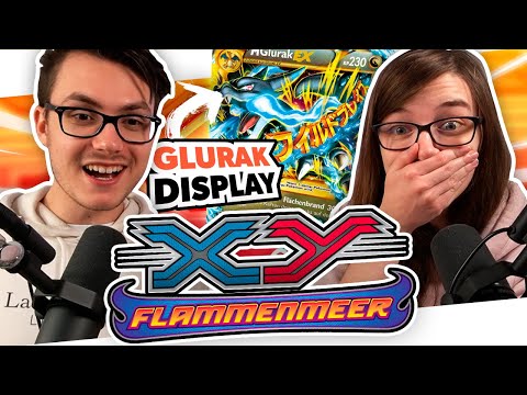 XY FLAMMENMEER DISPLAY OPENING! 🔥 2014 Vintage Pokemon Booster Opening Unboxing
