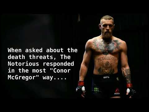 Conor McGregor Responds Irish Mafia Death Threats