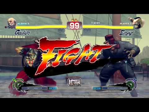 USF4 Semis @ DTN2015 - OG Shine vs RB Snake Eyez [720p/60fps]