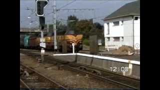 preview picture of video 'Die Dieselloks 1806+1804 in Arlon -Belgien!'