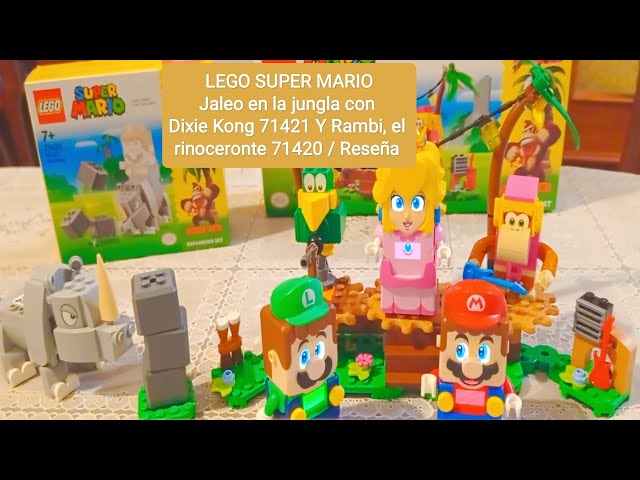 Vídeo relacionado con LEGO Super Mario Set de Expansión: Jaleo en la Jungla con Dixie Kong con Las Figuras de Dixie Kong y Squawks el Loro, Juguete de Construcción para Combinar con el Pack Inicial 71421