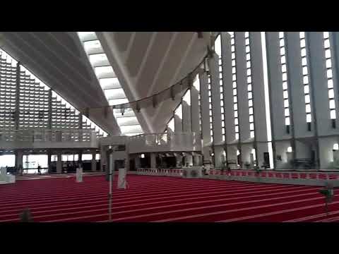 Beautiful Adhan from Faisal Mosque Islamabad - Filmed by Obaidullah Kehar