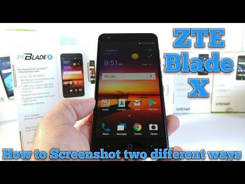 ZTE Blade X How to ScreenShot Two different ways