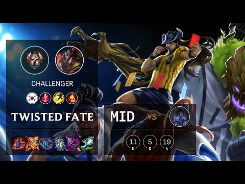 Twisted Fate Mid vs Sylas - KR Challenger Patch 10.15