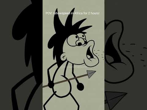 POV: Ishowspeed in Africa for 2 hours! (4K MEMES) #shorts